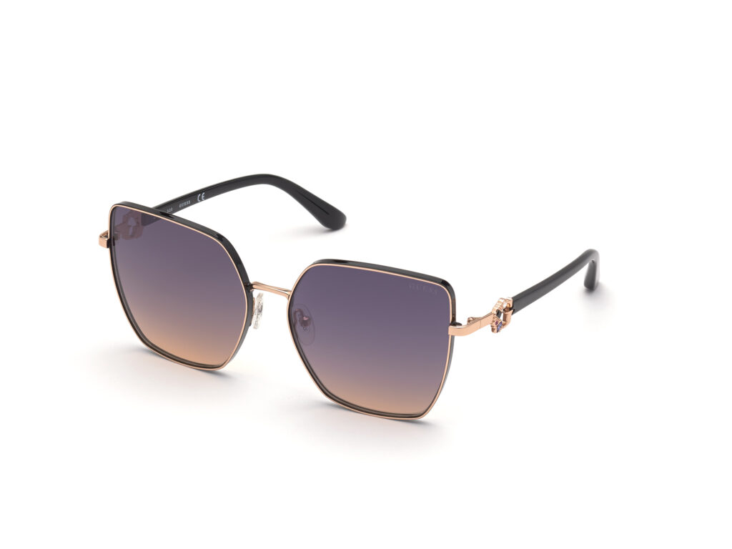 Occhiali da Sole Guess GU7790-S-28Z oro rosé lucido / specchiato