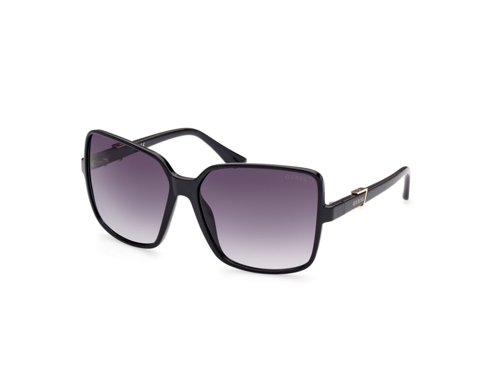 Occhiali da Sole Guess GU7812-01B nero lucido / fumo grad