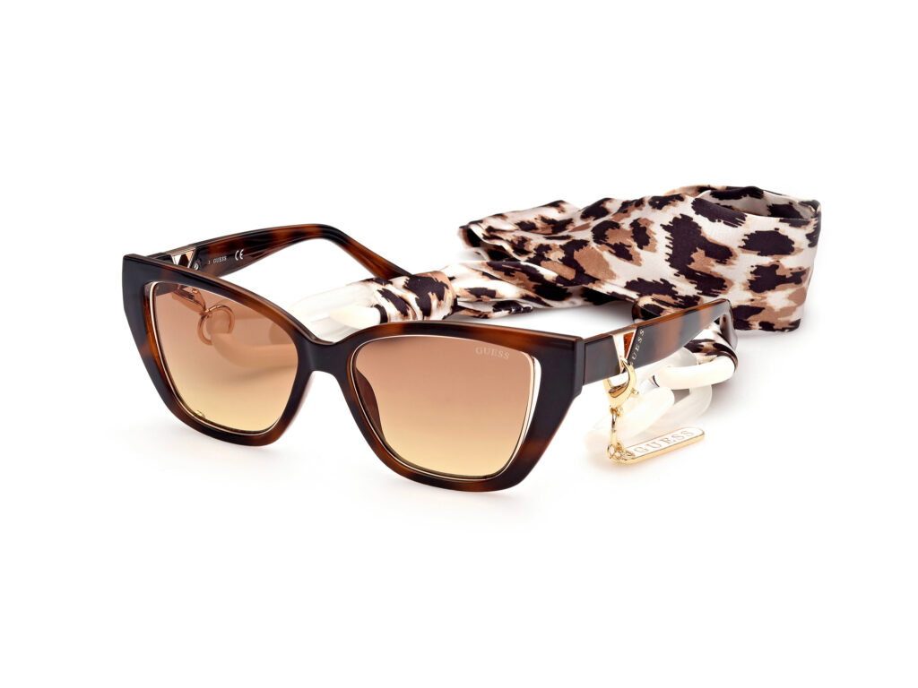 Occhiali da Sole Guess GU7816-53F avana bionda / marrone grad