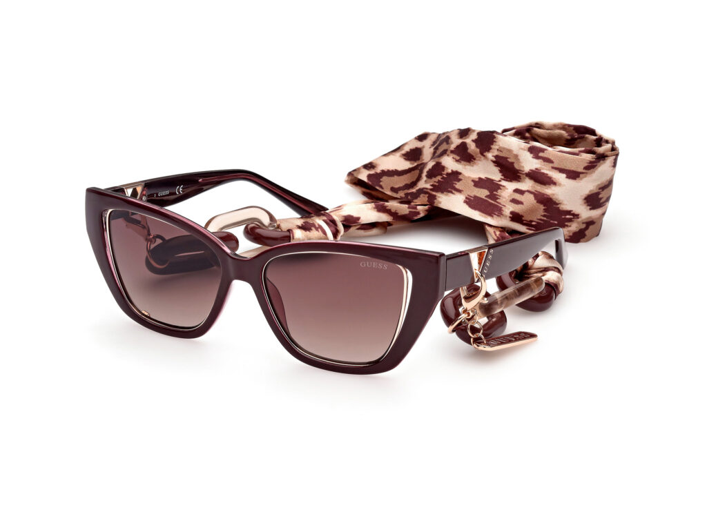 Occhiali da Sole Guess GU7816-69F bordeaux luc / marrone grad