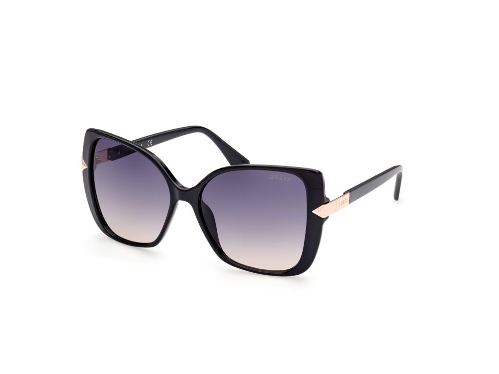 Occhiali da Sole Guess GU7820-01B nero lucido / fumo grad