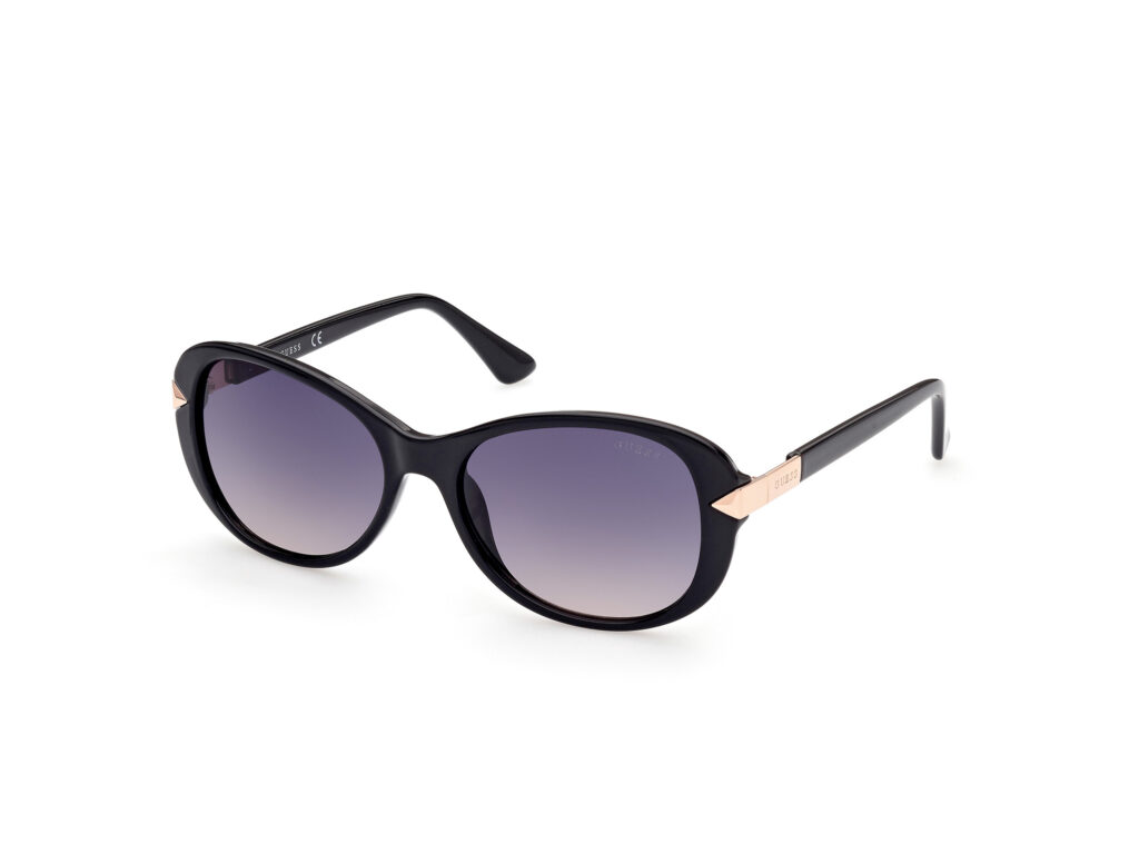 Occhiali da Sole Guess GU7821-01B nero lucido / fumo grad