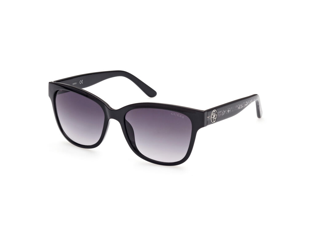 Occhiali da Sole Guess GU7823-01B nero lucido / fumo grad