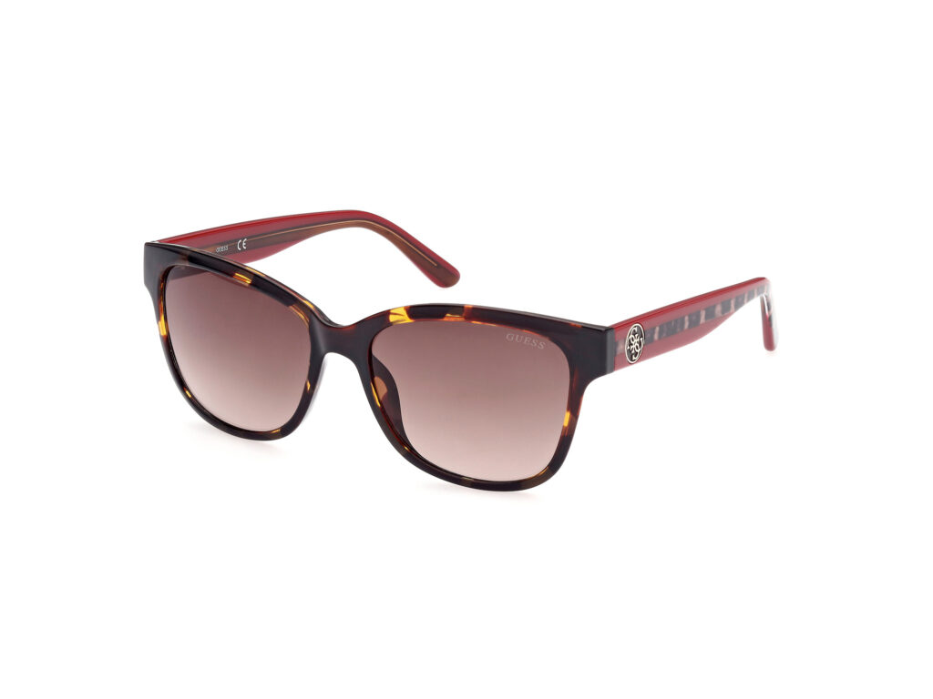 Occhiali da Sole Guess GU7823-52F avana scura / marrone grad