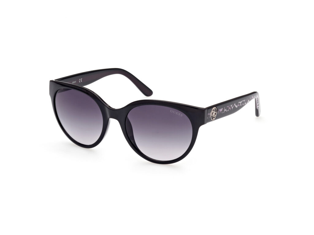 Occhiali da Sole Guess GU7824-01B nero lucido / fumo grad