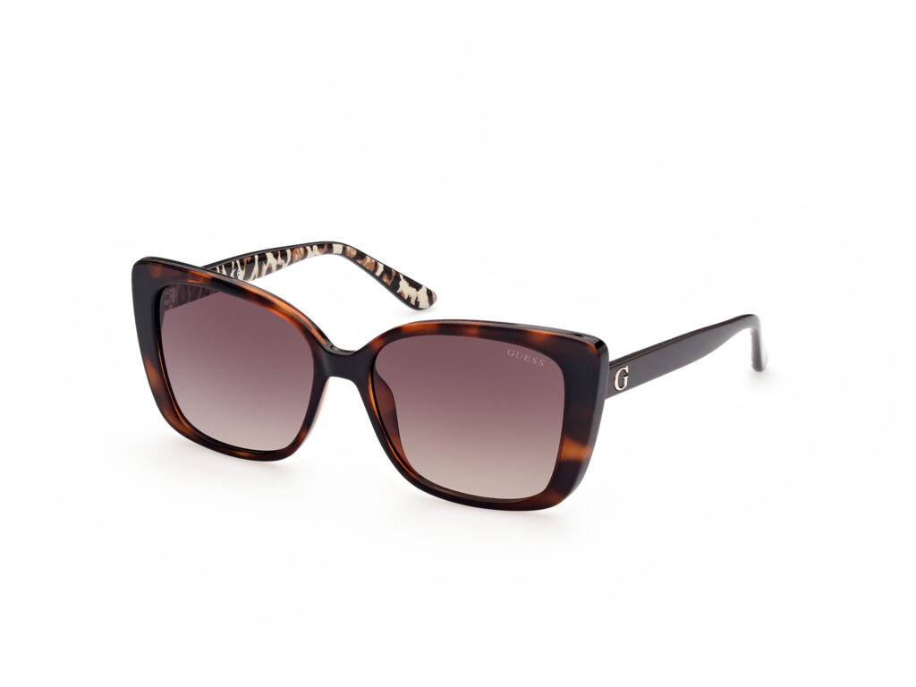 Occhiali da Sole Guess GU7829-52F avana scura / marrone grad