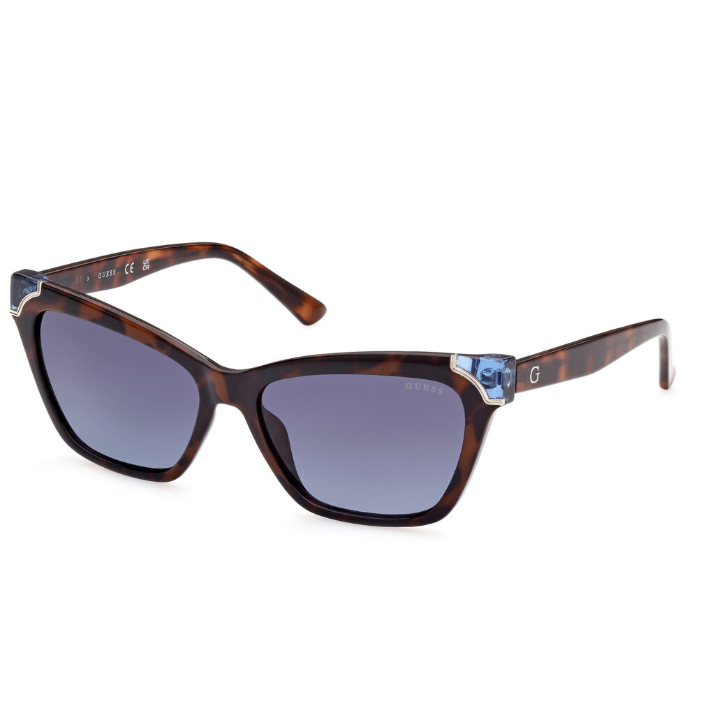 Occhiali da Sole Guess GU7840-53W avana bionda / blu grad