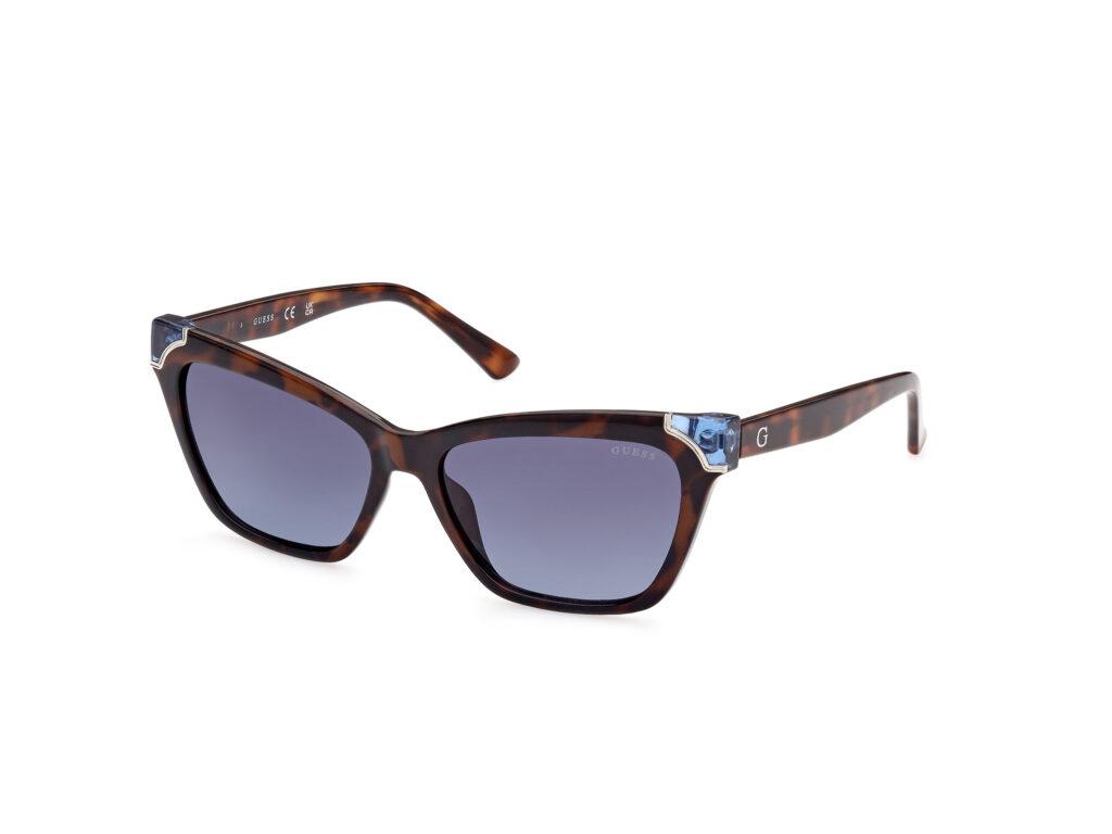 Occhiali da Sole Guess GU7840-53W avana bionda / blu grad