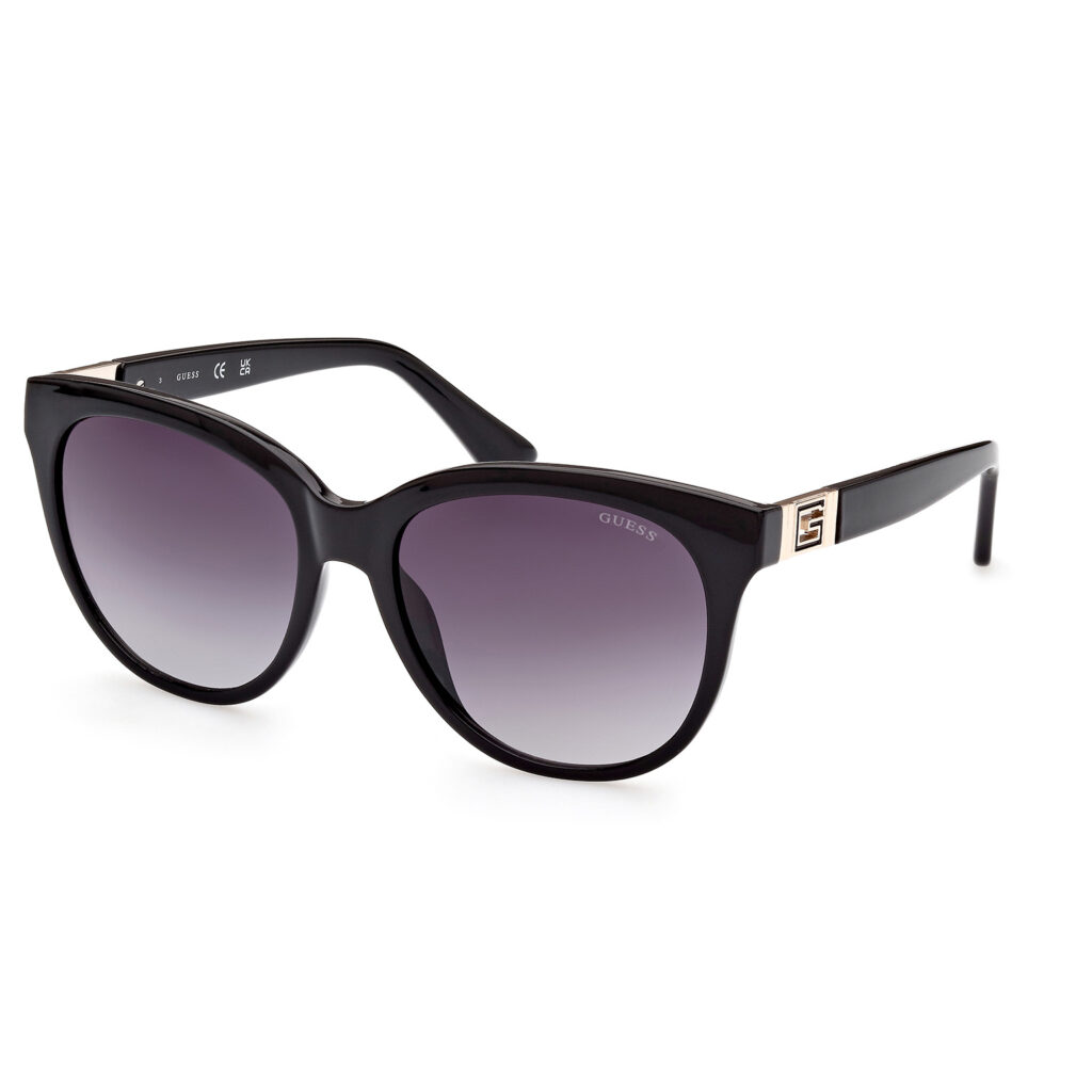 Occhiali da Sole Guess GU7850-01B nero lucido / fumo grad