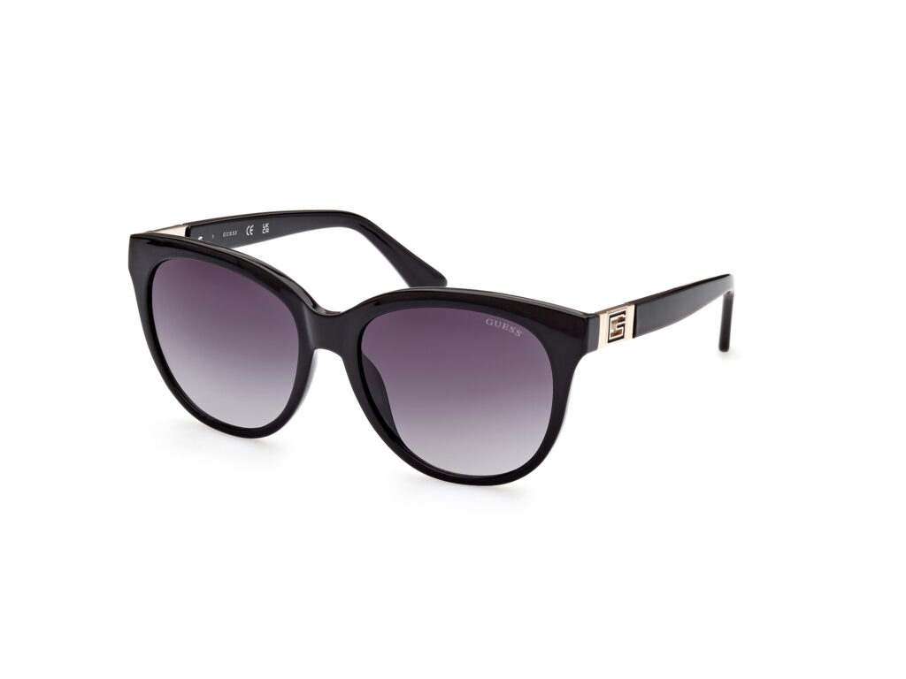 Occhiali da Sole Guess GU7850-01B nero lucido / fumo grad