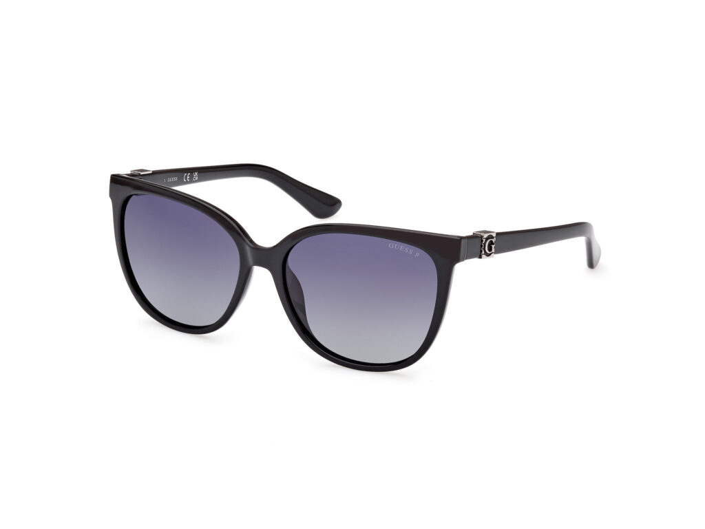 Occhiali da Sole Guess GU7864-01D nero lucido / fumo polar