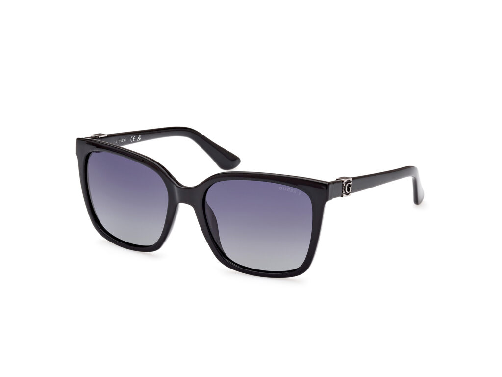 Occhiali da Sole Guess GU7865-01D nero lucido / fumo polar