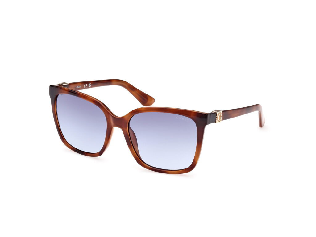 Occhiali da Sole Guess GU7865-53W avana bionda / blu grad