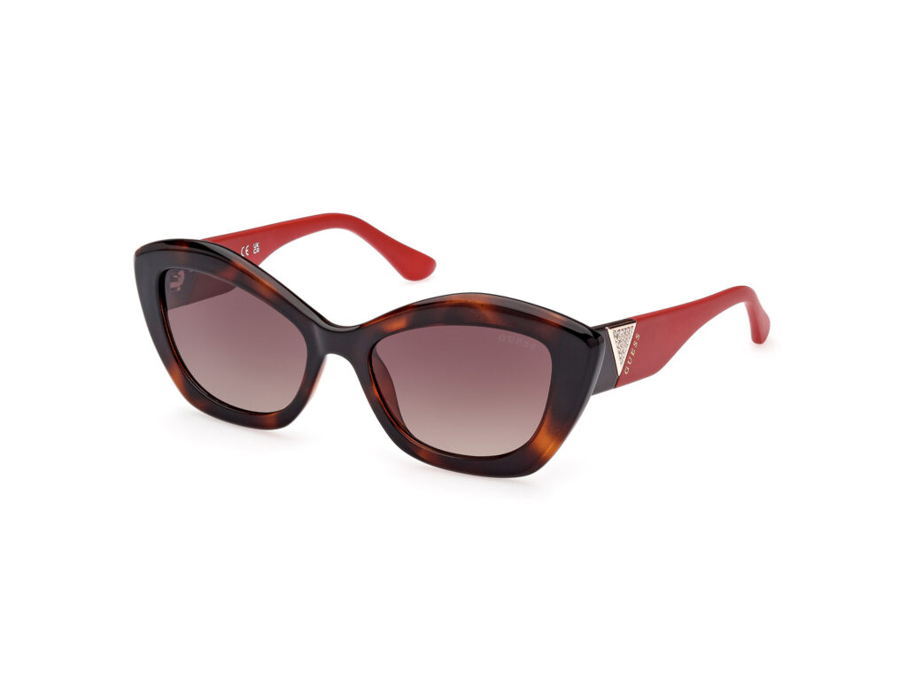 Occhiali da Sole Guess GU7868-52F avana scura / marrone grad