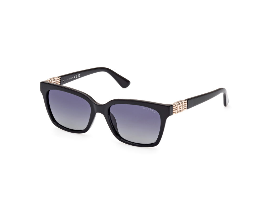 Occhiali da Sole Guess GU7869-01D nero lucido / fumo polar