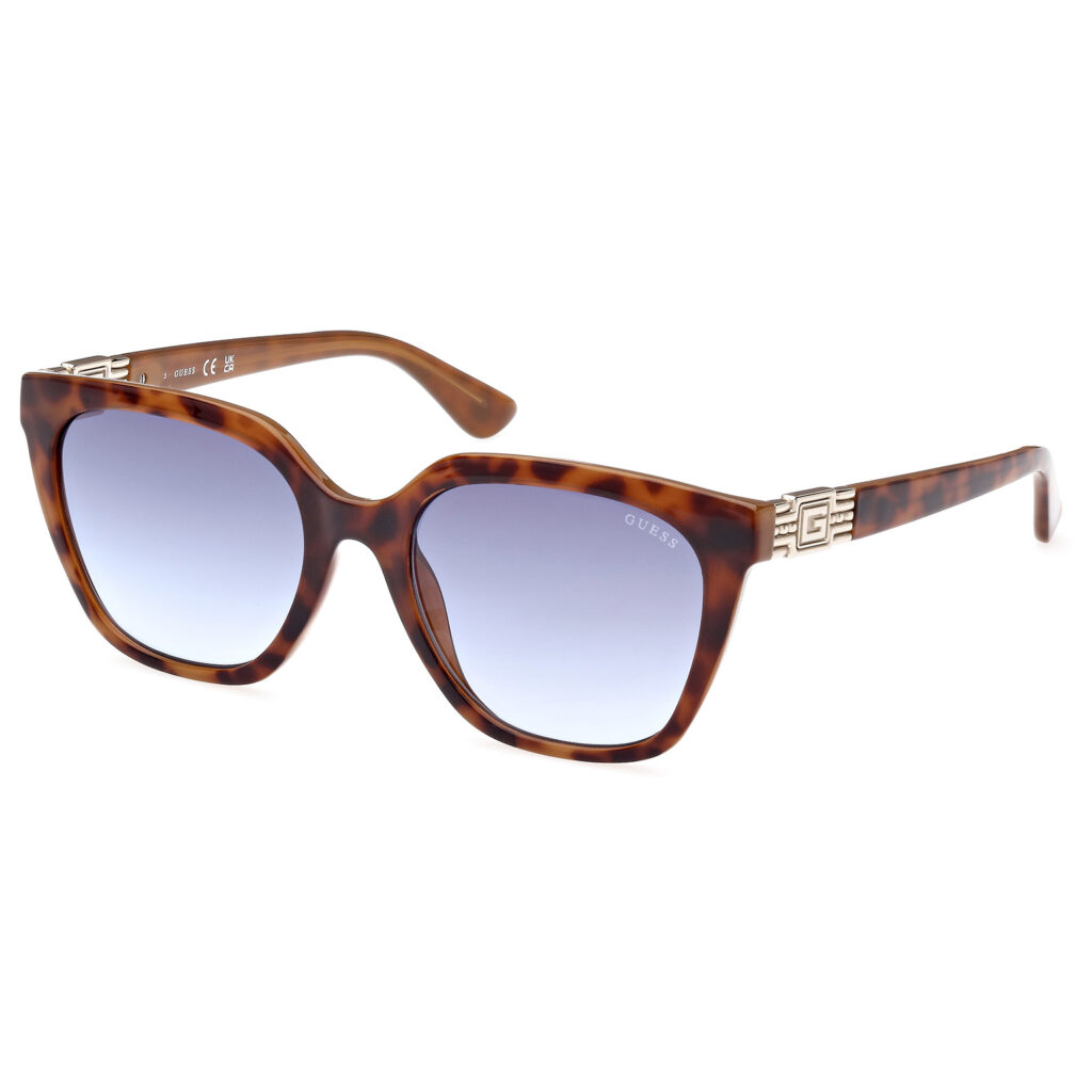 Occhiali da Sole Guess GU7870-53W avana bionda / blu grad