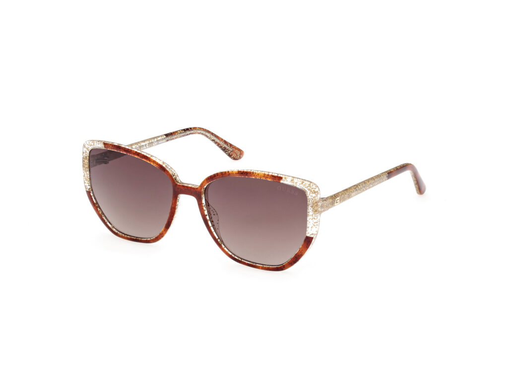 Occhiali da Sole Guess GU7882-52F avana scura / marrone grad