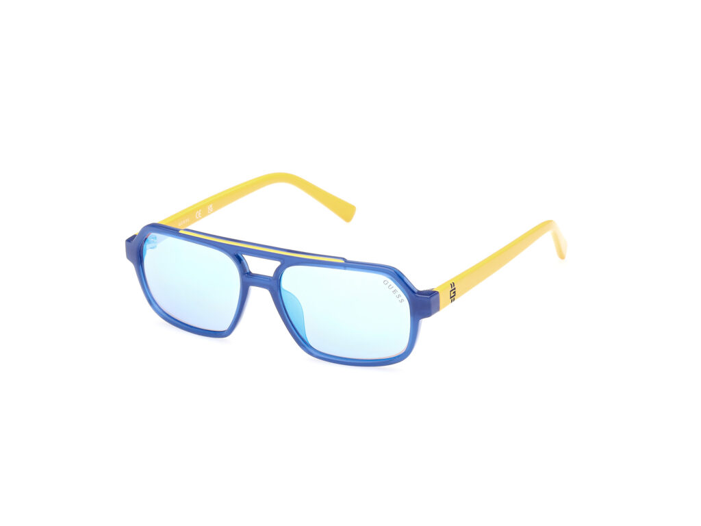 Occhiali da Sole Guess GU9237-92X blu/altro / blu specchiato