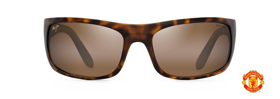 Occhiali da Sole polarizzati a mascherina PEAHI Maui Jim H202-10MUTD Matte Tortoise