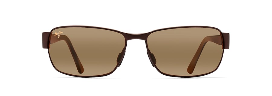 Occhiali da Sole polarizzati rettangolari BLACK CORAL Maui Jim H249-19M Bronzo opaco