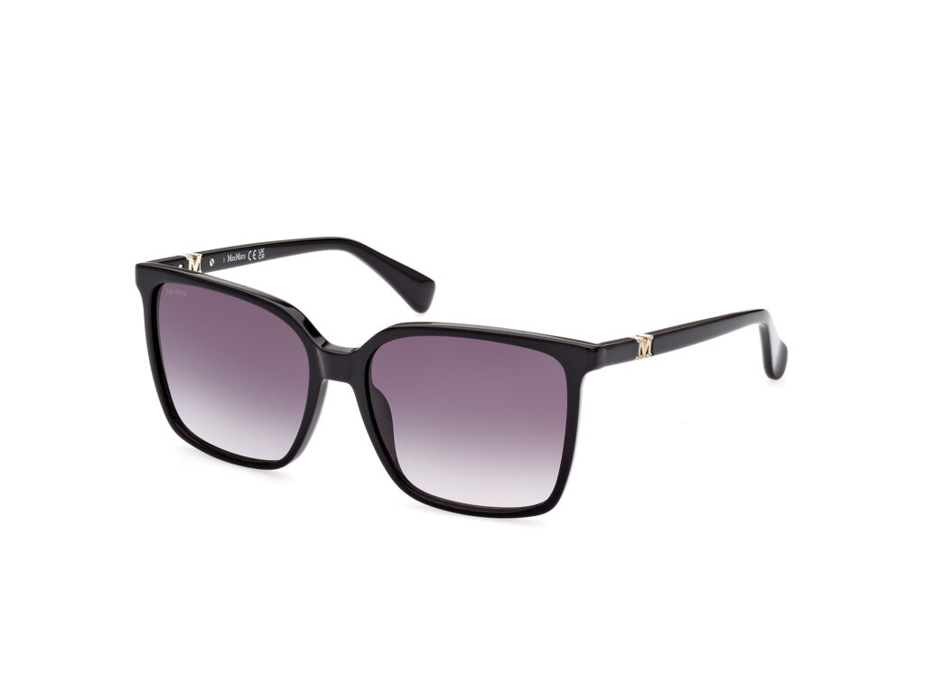 Occhiali da Sole MaxMara MM0046 EMME11-01B nero lucido / fumo grad