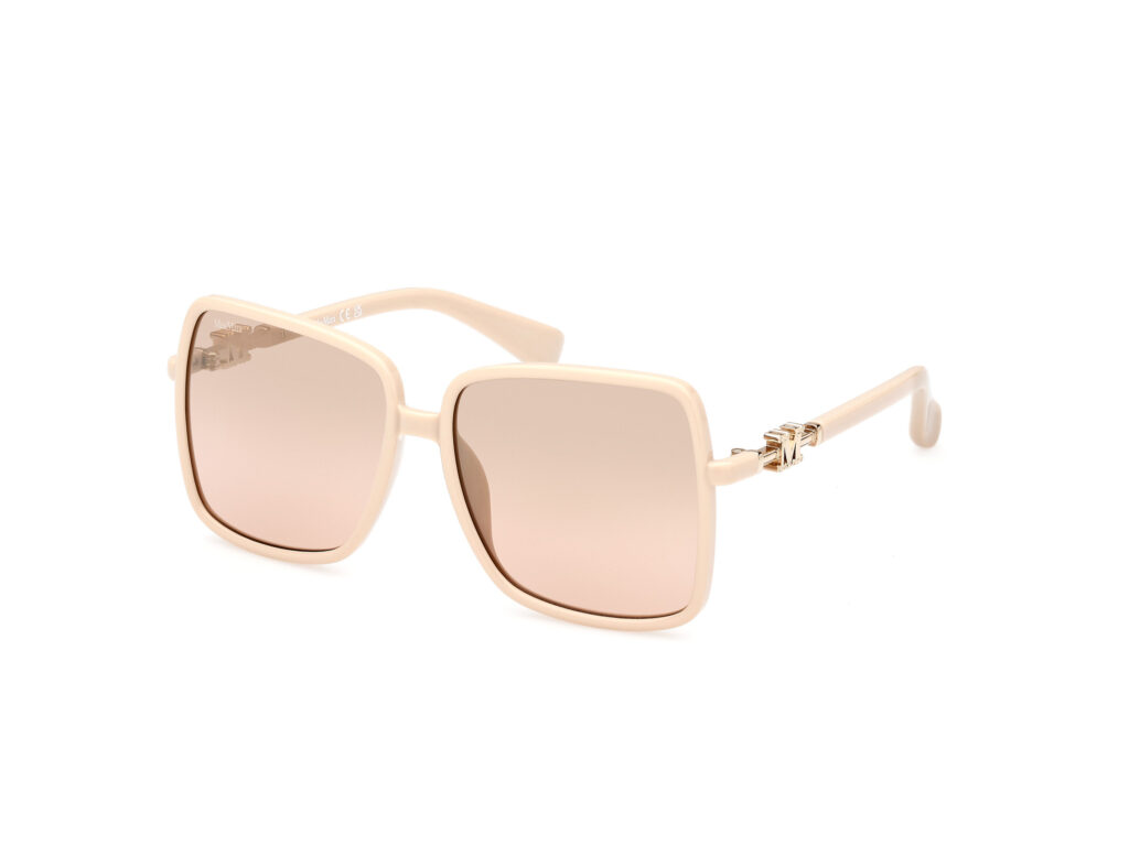 Occhiali da Sole MaxMara MM0064-H EMME14-25G avorio / marrone specchiato