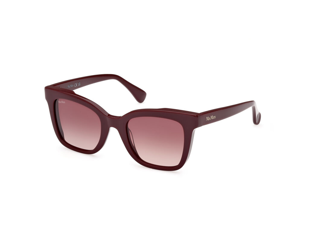 Occhiali da Sole MaxMara MM0067 LEE2-66Z rosso luc / viola grad e/o specchiato