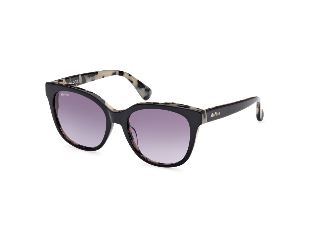 Occhiali da Sole MaxMara MM0068 LEE3-05B nero/altro / fumo grad