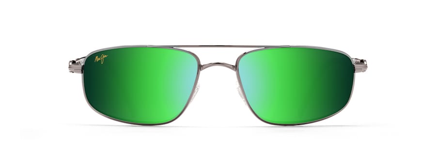 Occhiali da Sole polarizzati rettangolari KAHUNA Maui Jim MM162-017 Canna di fucile