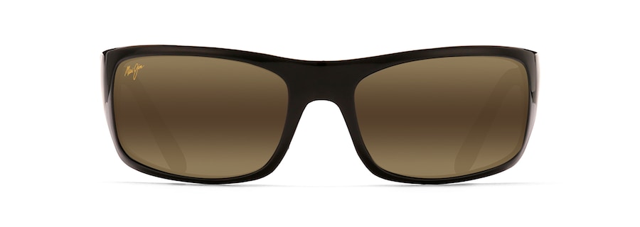 Occhiali da Sole polarizzati a mascherina PEAHI Maui Jim MM202-005 Nero lucido