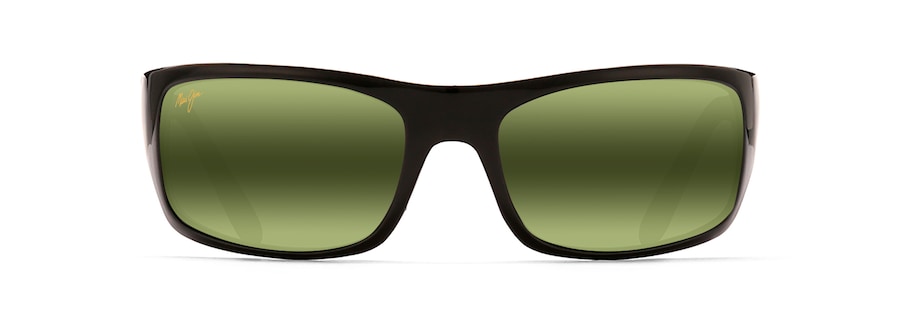 Occhiali da Sole polarizzati a mascherina PEAHI Maui Jim MM202-006 Nero lucido