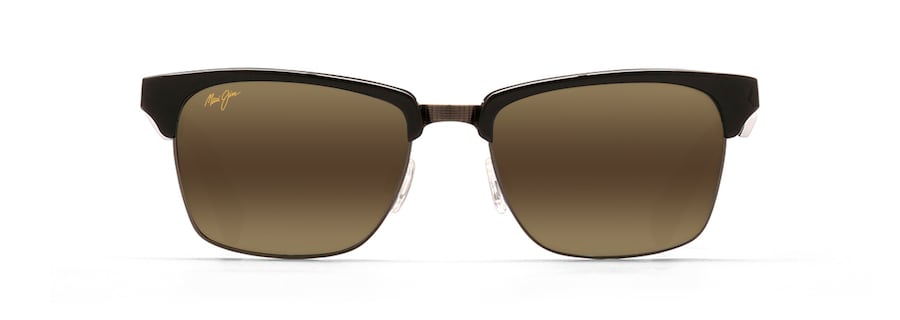 Occhiali da Sole polarizzati classici KAWIKA Maui Jim MM257-010 Nero lucido con peltro antico