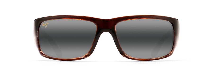 Occhiali da Sole polarizzati a mascherina WORLD CUP Maui Jim MM266-005 Cioccolato sfumato rigato