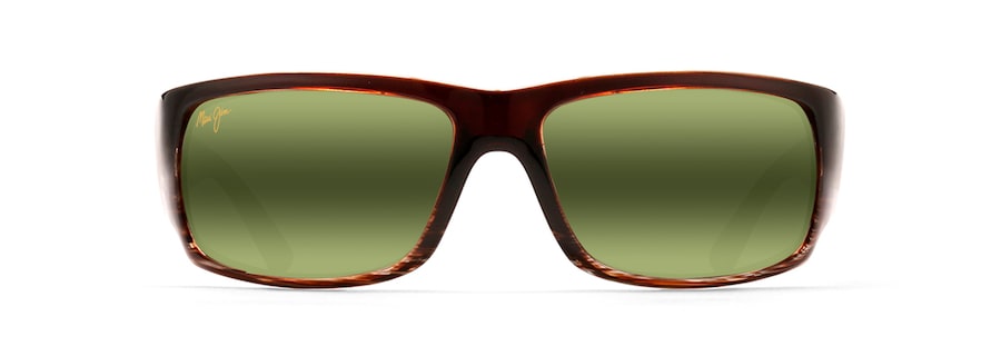 Occhiali da Sole polarizzati a mascherina WORLD CUP Maui Jim MM266-006 Cioccolato sfumato rigato