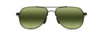 Occhiai da soe poarizzati aviator GUARDRAIS Maui Jim MM327-001 Nero ucido