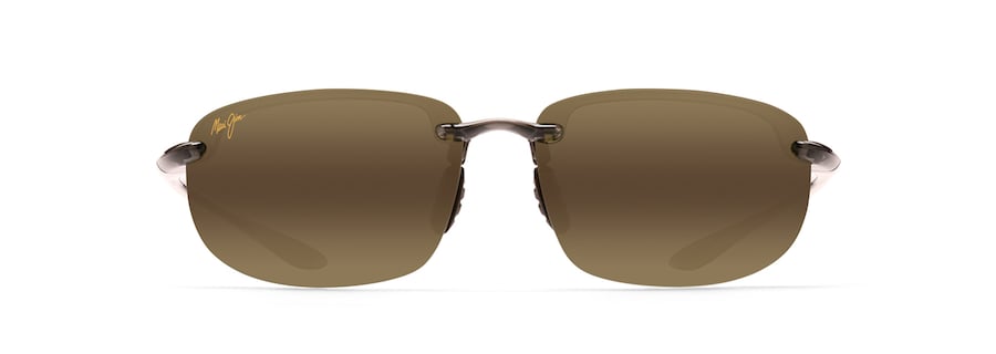 Occhiali da Sole senza montatura polarizzati HO'OKIPA ASIAN FIT Maui Jim MM407N-007 Grigio fumo trasparente