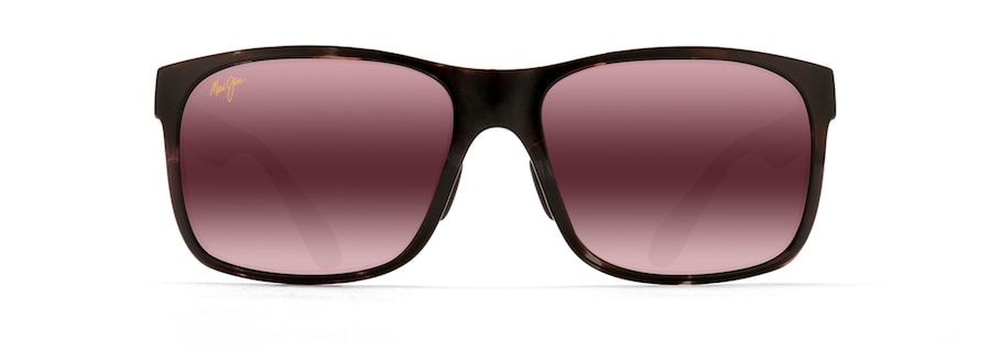 Occhiali da Sole polarizzati rettangolari RED SANDS Maui Jim MM432-014 Tartaruga grigio