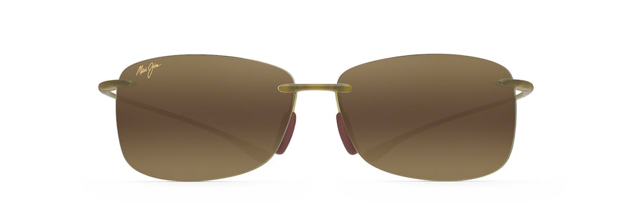 Occhiali da Sole senza montatura polarizzati ?AKAU Maui Jim MM442-011 Matte Olive