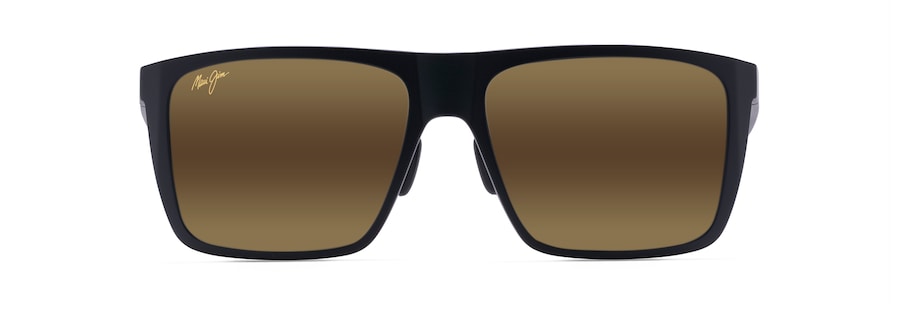 Occhiali da Sole polarizzati rettangolari HONOKALANI Maui Jim MM455-007 Nero opaco