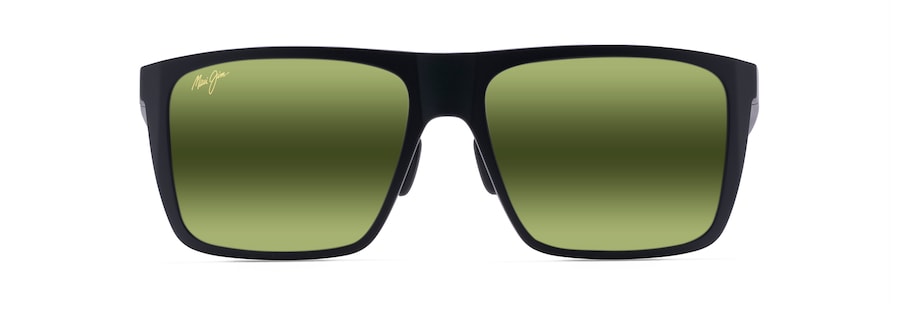 Occhiali da Sole polarizzati rettangolari HONOKALANI Maui Jim MM455-019 Nero opaco