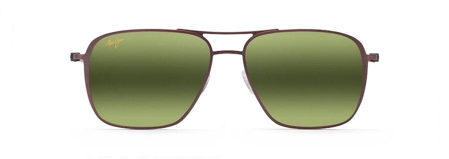 Occhiali da Sole polarizzati aviator BEACHES Maui Jim MM541-020 Matte Brushed Burgundy