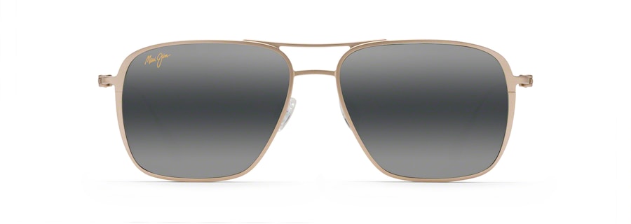 Occhiali da Sole polarizzati aviator BEACHES ASIAN FIT Maui Jim MM541N-002 Oro satinato