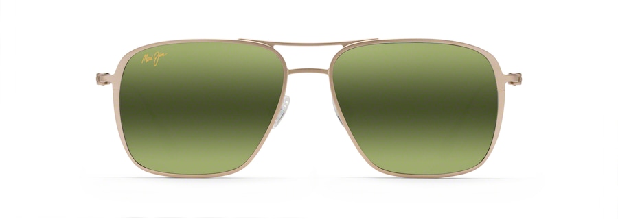 Occhiali da Sole polarizzati aviator BEACHES ASIAN FIT Maui Jim MM541N-027 Oro satinato