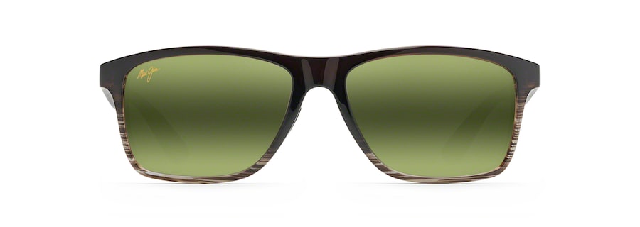 Occhiali da Sole polarizzati rettangolari ONSHORE Maui Jim MM798-030 Cioccolato sfumato