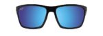 Occhiali da Sole polarizzati a mascherina MAKOA Maui Jim MM804-016 Nero lucido