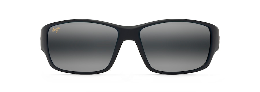 Occhiali da Sole polarizzati a mascherina LOCAL KINE Maui Jim MM810-005 Soft Black with Dark Transparent Green and Light Transparent Grey