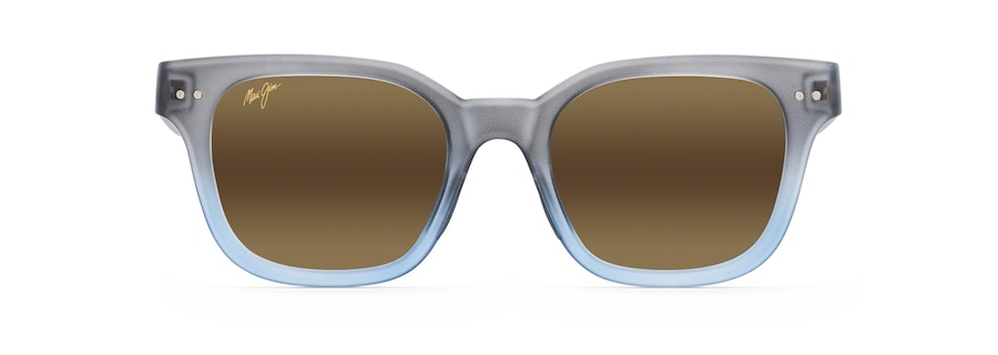 Occhiali da Sole polarizzati classici SHORE BREAK Maui Jim MM822-006 Matte Translucent Blue Grey Fade