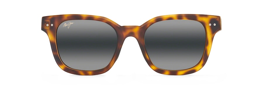 Occhiali da Sole polarizzati classici SHORE BREAK Maui Jim MM822-027 Matte Tortoise with Matte Trans Tan Temples