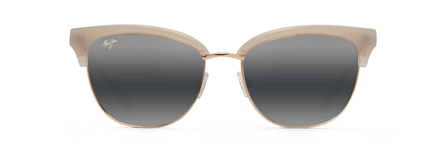 Occhiali da Sole polarizzati cat-eye LOKELANI Maui Jim MM825-016 Milky Almond with Gold