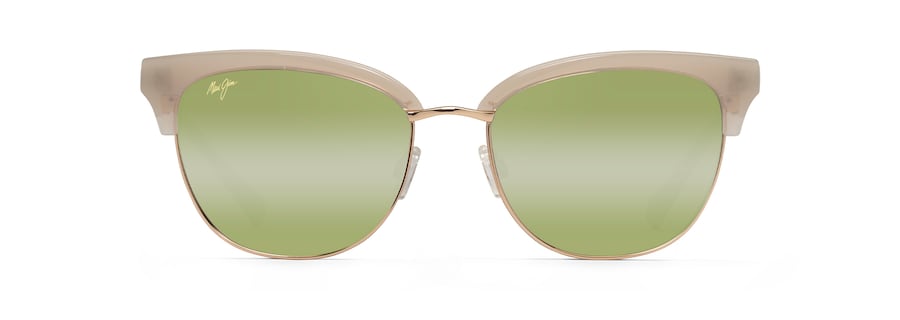 Occhiali da Sole polarizzati cat-eye LOKELANI Maui Jim MM825-028 Milky Almond with Gold